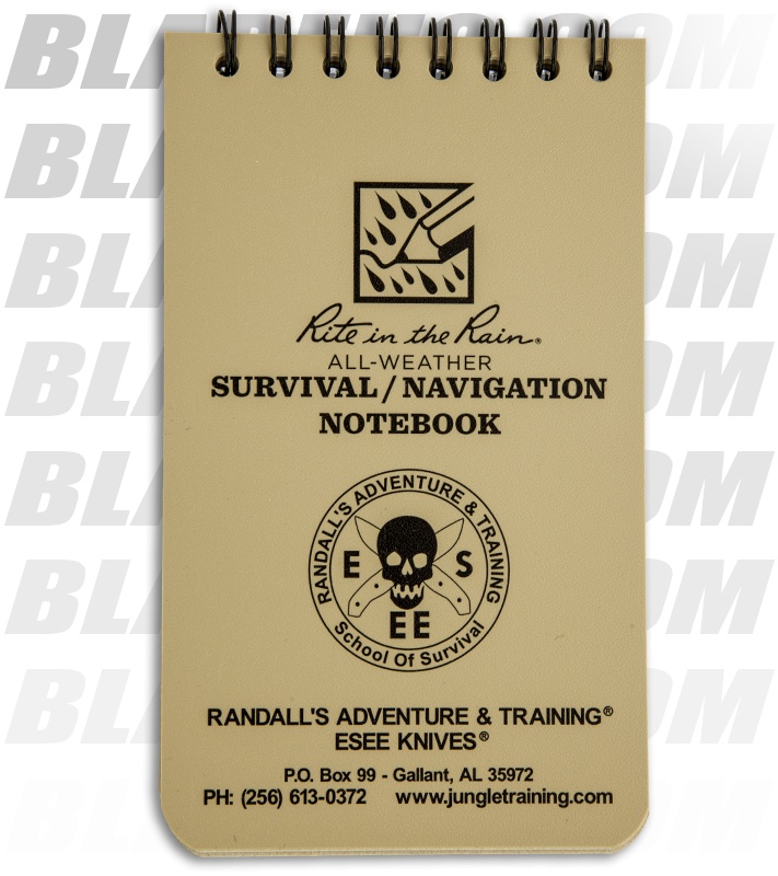 ESEE Knives Rite in the Rain Survival/Navigation Notebook Now Available ...