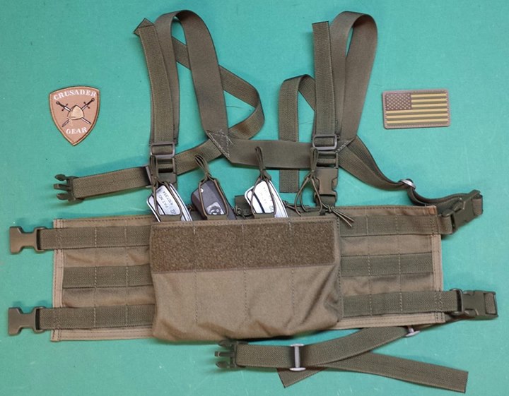 Ruger 10/22 BX-25 Magazine Belt Pouch and Chest Rig from Crusader Gear ...