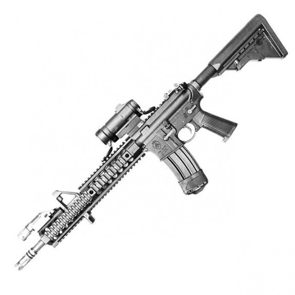 JTT carbine with griffin furniture