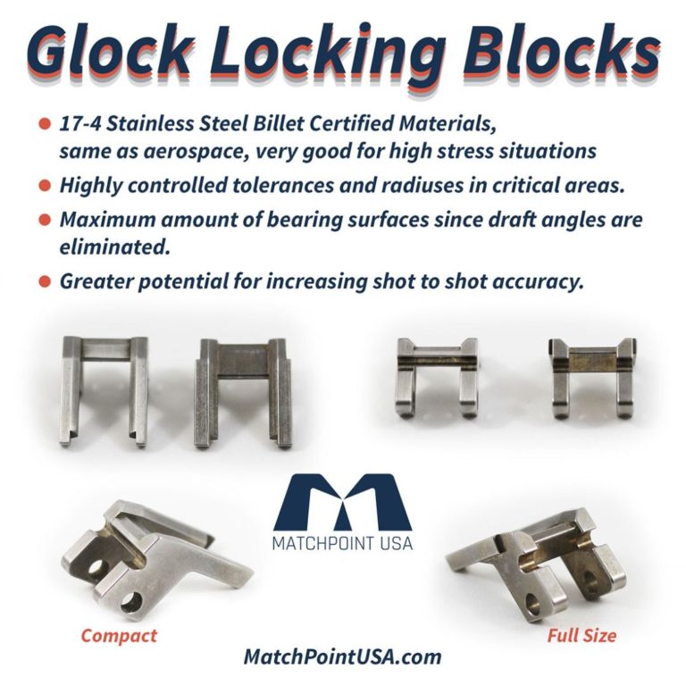 MatchPoint USA Stainless Billet Glock Locking Blocks Jerking the Trigger