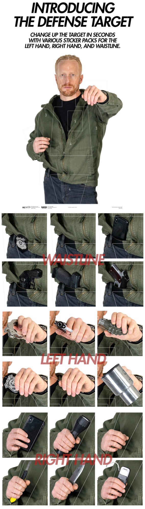 RE Factor Tactical – The Defense Target | Jerking the Trigger