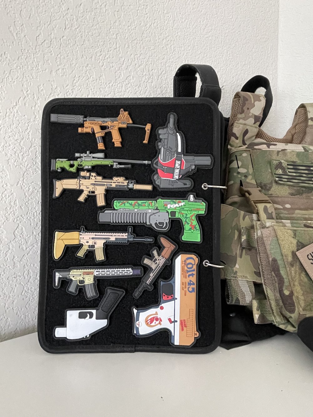 Stickthison Morale Patch Flip Book Jerking the Trigger